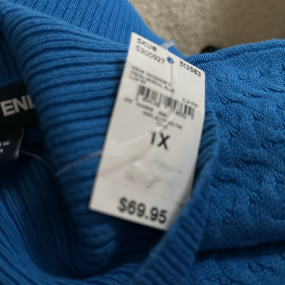 Land Ends- size 1x royal blue sweatshirt